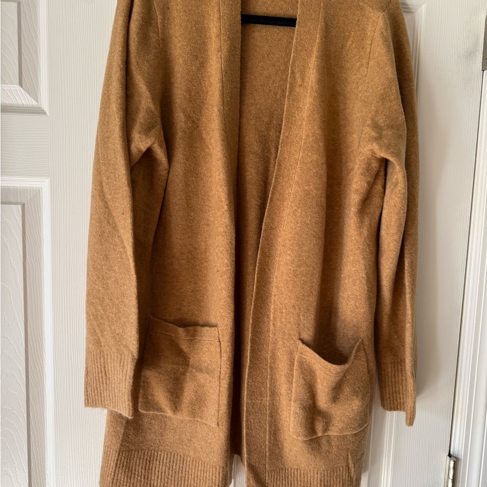 J. Crew open-front long sweater-blazer